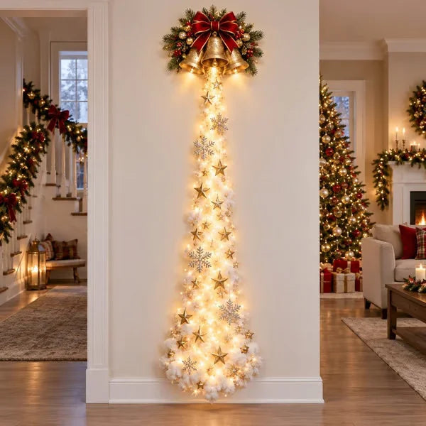 Christmas LED Wall Hanging – Warm White Holiday Decoration