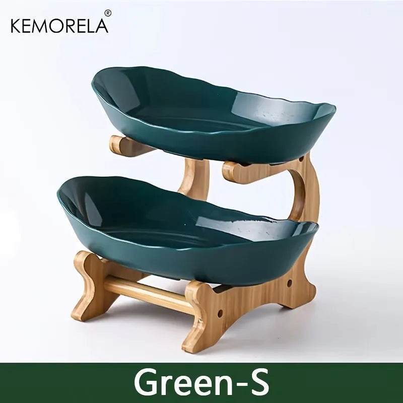 KEMORELA 2/3-Tier Fruit & Snack Stand
