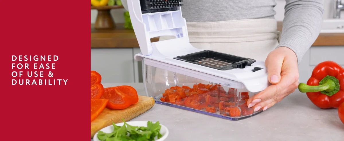 Multi-Function Vegetable Chopper with Container