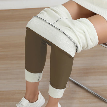 Women’s High-Waisted Fleece-Lined Winter Leggings