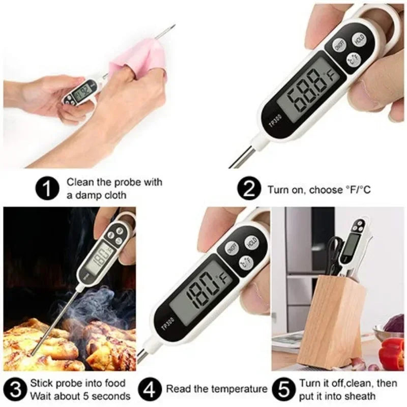 Digital Food Thermometer with Probe