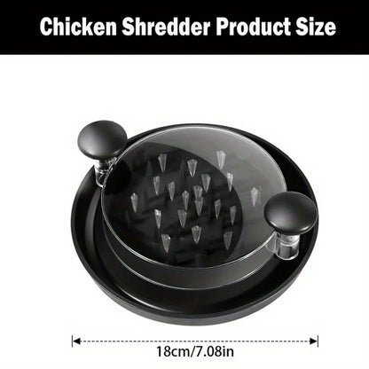 Manual Chicken Shredder with Clear Lid