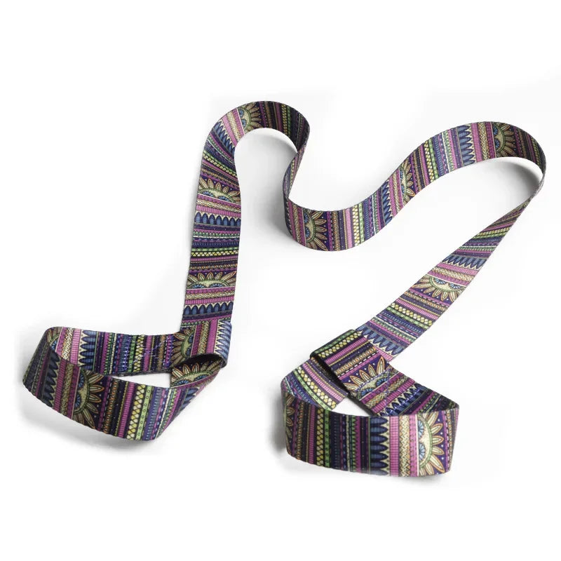 Adjustable Yoga Mat Carry Strap – Colorful Shoulder Sling