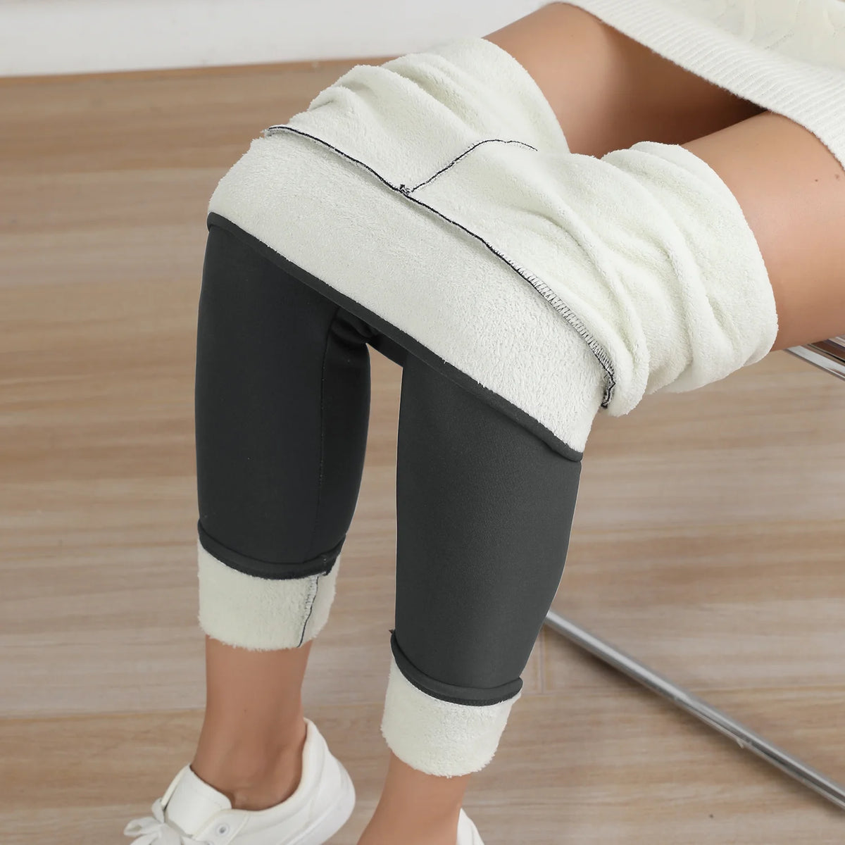 Women’s High-Waisted Fleece-Lined Winter Leggings