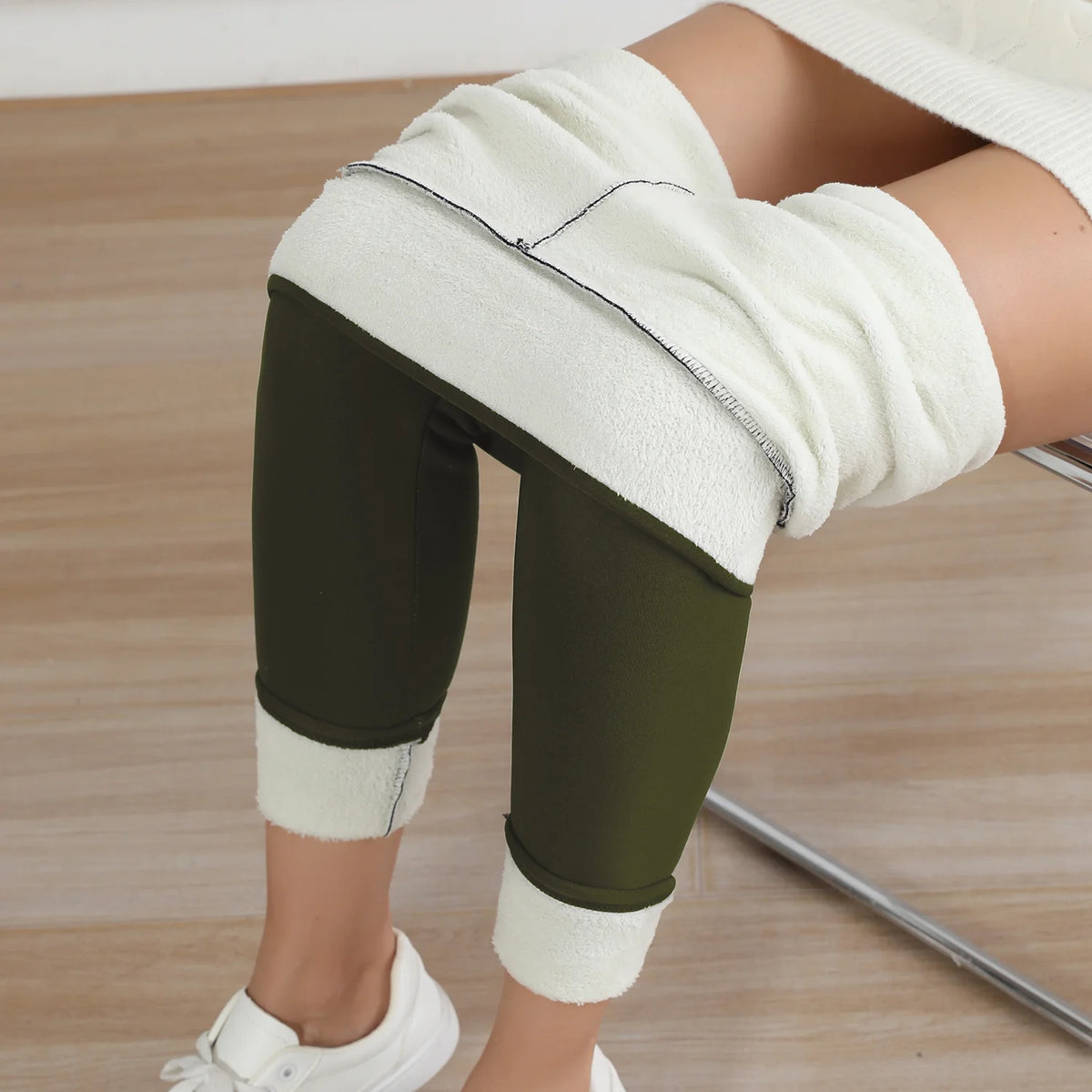 Women’s High-Waisted Fleece-Lined Winter Leggings