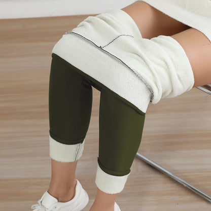 Women’s High-Waisted Fleece-Lined Winter Leggings