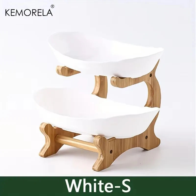 KEMORELA 2/3-Tier Fruit &amp; Snack Stand