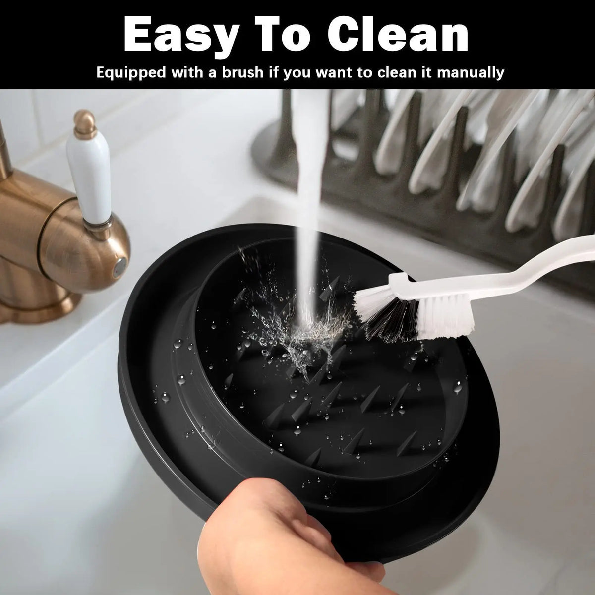 Manual Chicken Shredder with Clear Lid