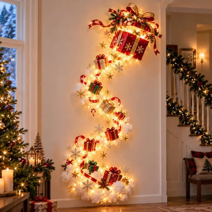 Christmas LED Wall Hanging – Warm White Holiday Decoration