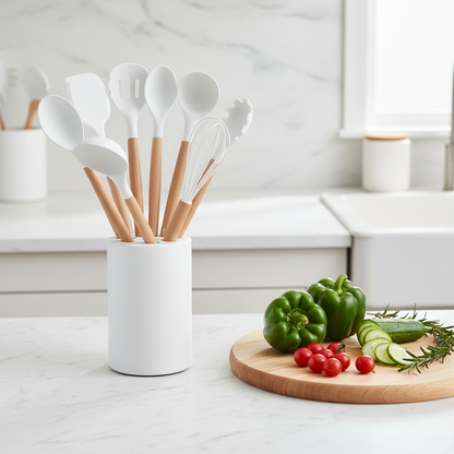 Knife &amp; Utensil Set with Stand